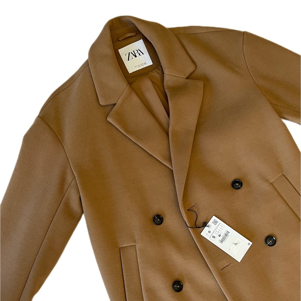 Zara Stretch Coat - Perfect for the Fall 🍂
